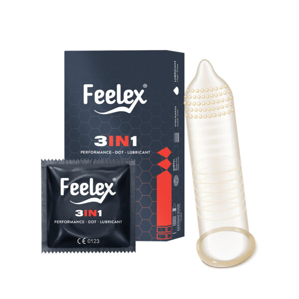 FEELEX Condoms 3in1 Shandong 10s